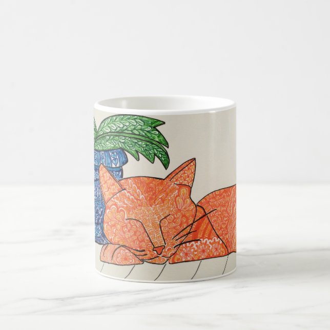 Ginger Cat Mug (Center)