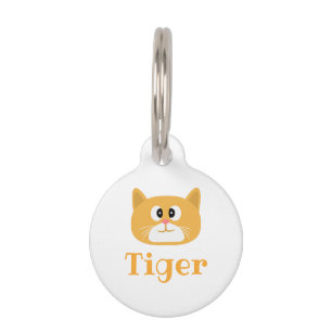 Ginger Cat Pet Tag