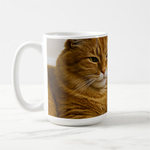 Ginger Cat Portrait Coffee Mug