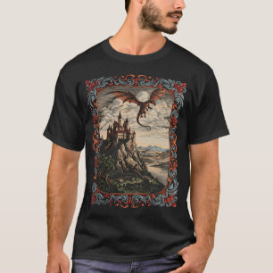 Ginger Cat Samurai Swords Skulls Japanese T-Shirt