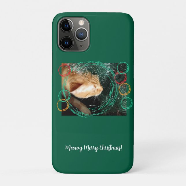 Ginger Cat Text Photo , Customise, Keepsake Case-Mate iPhone Case (Back)