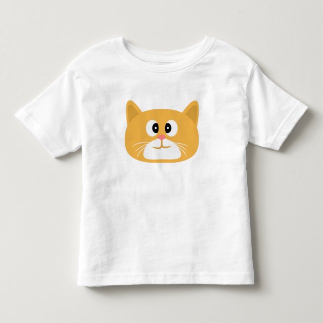 Ginger Cat Toddler T-shirt (Front)