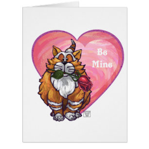 Ginger Cat Valentine's Day