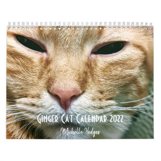 Ginger Cat Wall Calendar 2022