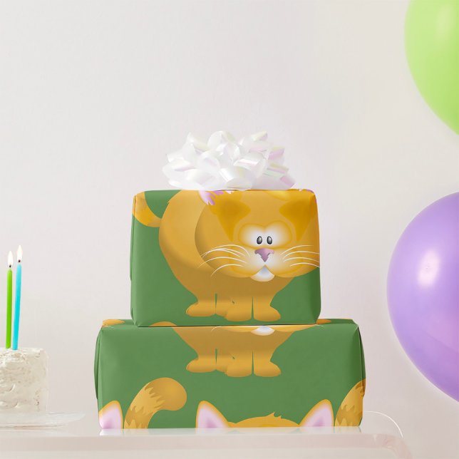 Ginger Cat Wrapping Paper (Creator Uploaded)
