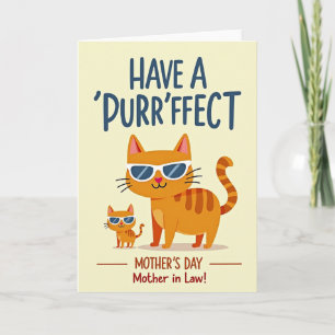 Ginger Cats Mothers Day Card