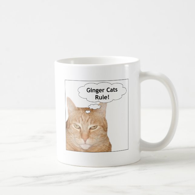 Ginger Cats Rule! Coffee Mug (Right)