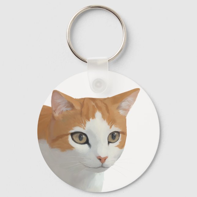 Ginger Charm Key Ring (Front)