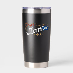 Ginger Clan Scottish Flag Funny Redhead Heritage Insulated Tumbler