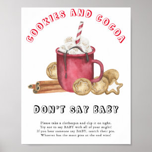 Ginger cookies with cocoa - Don't say baby Poster