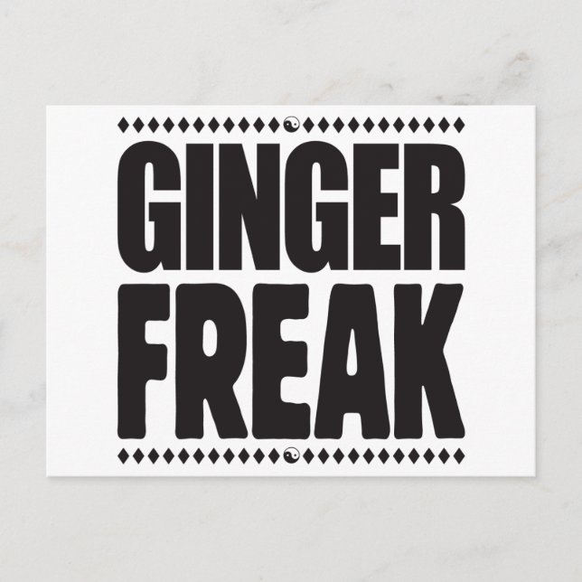 Ginger Freak Postcard (Front)