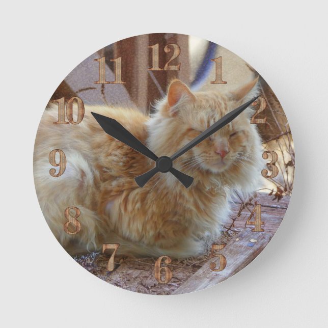 Ginger George Round Clock (Front)