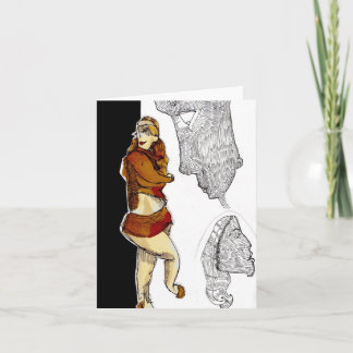 Ginger Girl Notecard