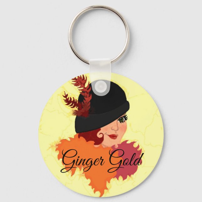 Ginger Gold Keychain (Front)