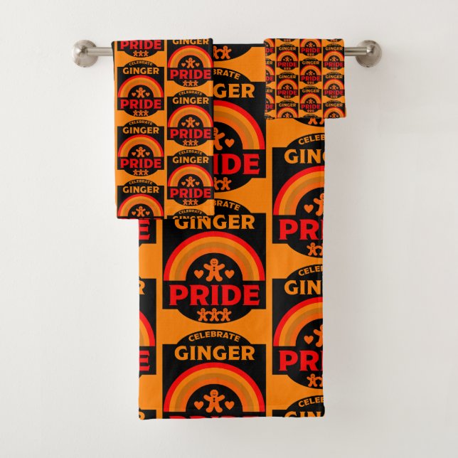 Ginger Haired Pride Bath Towel Set (Insitu)