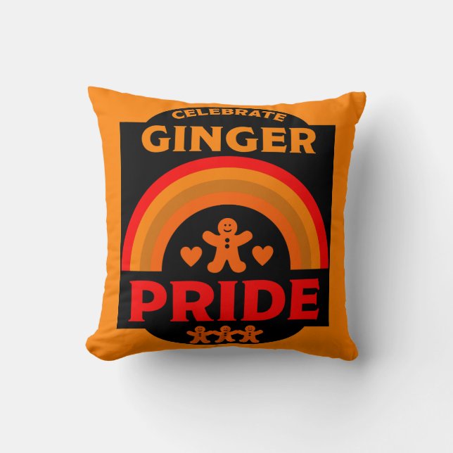 Ginger Haired Pride Cushion (Front)