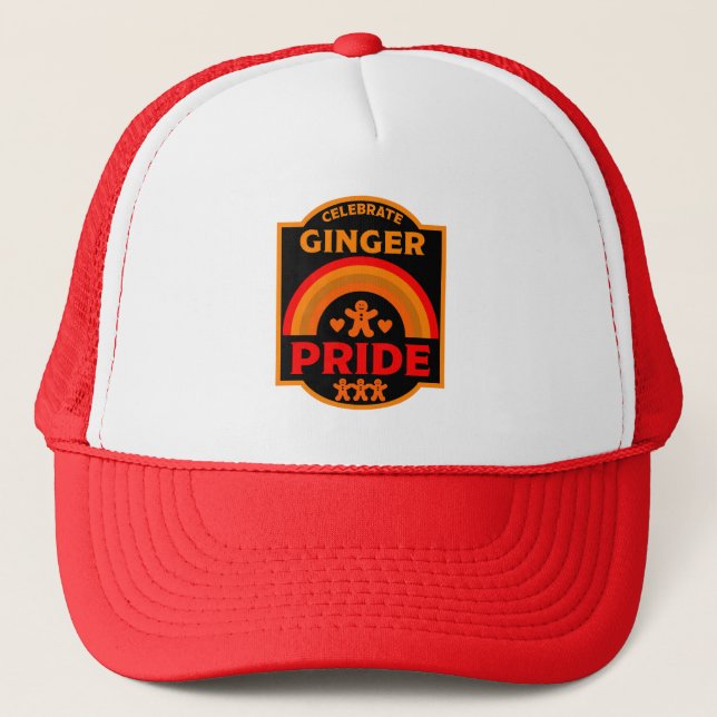Ginger Haired Pride Trucker Hat (Front)
