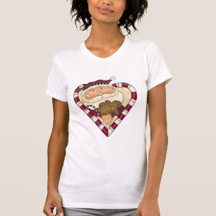 Ginger Heart Santa T-shirts and Gifts