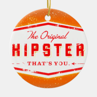 GINGER HIPSTER STYLE CERAMIC ORNAMENT