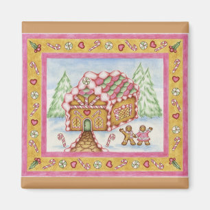 ginger_house_3d Cropped Magnet