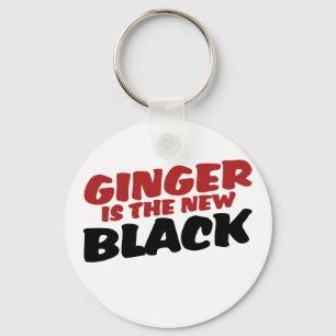 Ginger is the new Black Key Ring