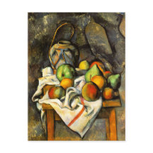 Ginger Jar and Fruit Fine Art by Cezanne
