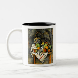 Ginger Jar and Fruit - Paul Cezanne - c1895 Two-Tone Coffee Mug
