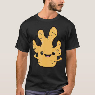 Ginger Lover Kawaii Ginger Root Vegetable Love Gin T-Shirt
