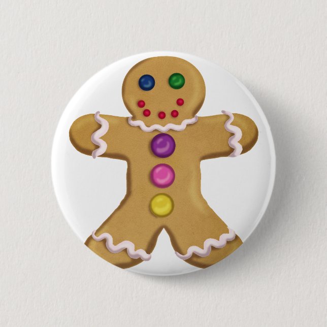 Ginger Man 6 Cm Round Badge (Front)