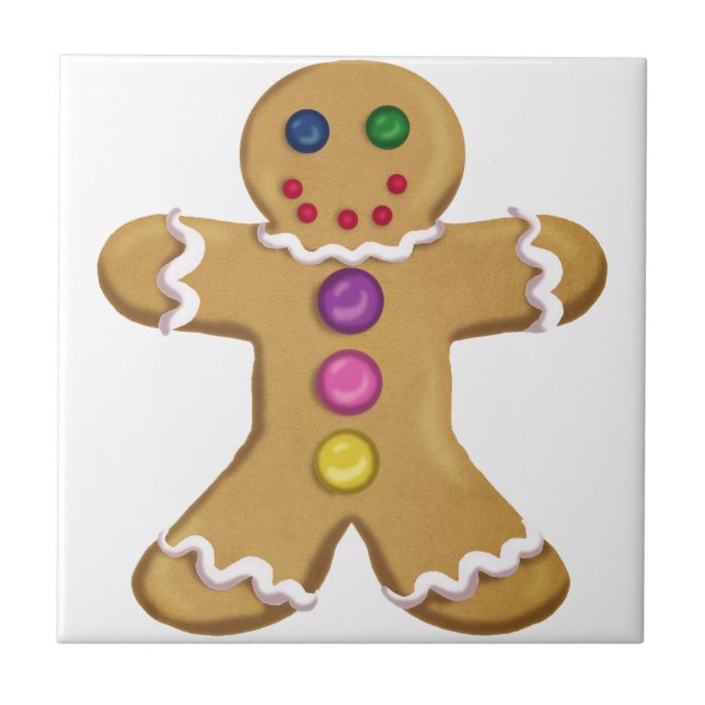 Ginger Man Ceramic Tile (Front)