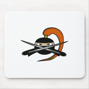Ginger Ninja Figure 2 Mouse Pad