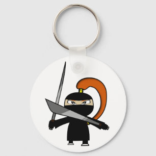 Ginger Ninja Figure 3 Key Ring