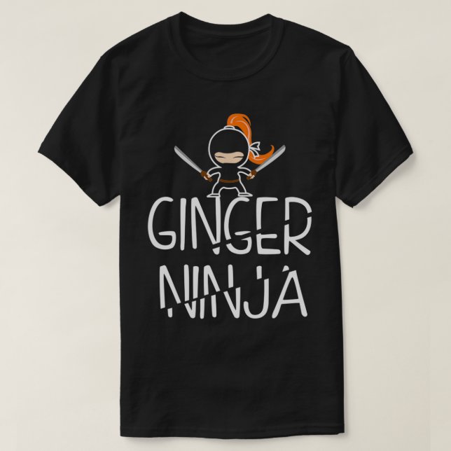 Ginger Ninja Funny Redhead Pullover  (Design Front)
