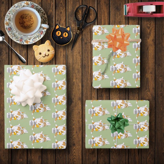 Ginger Orange Cat Funny Toilet Paper (Creator Uploaded)