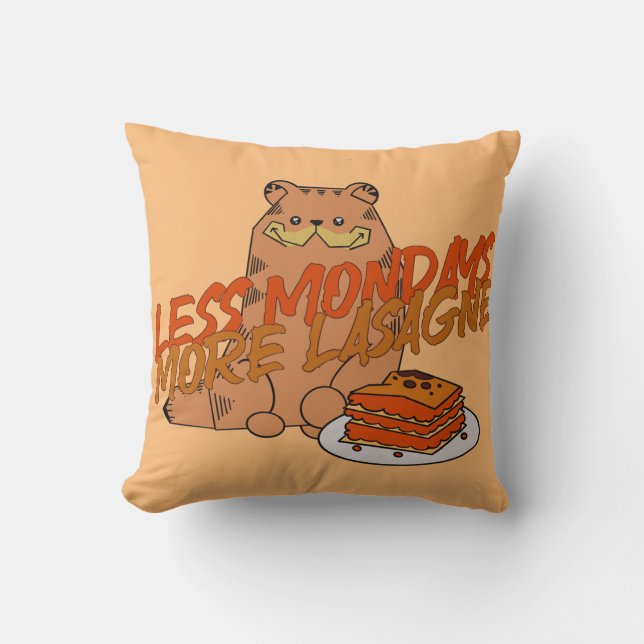 Ginger Persian Cat Lasagna Cushion (Front)