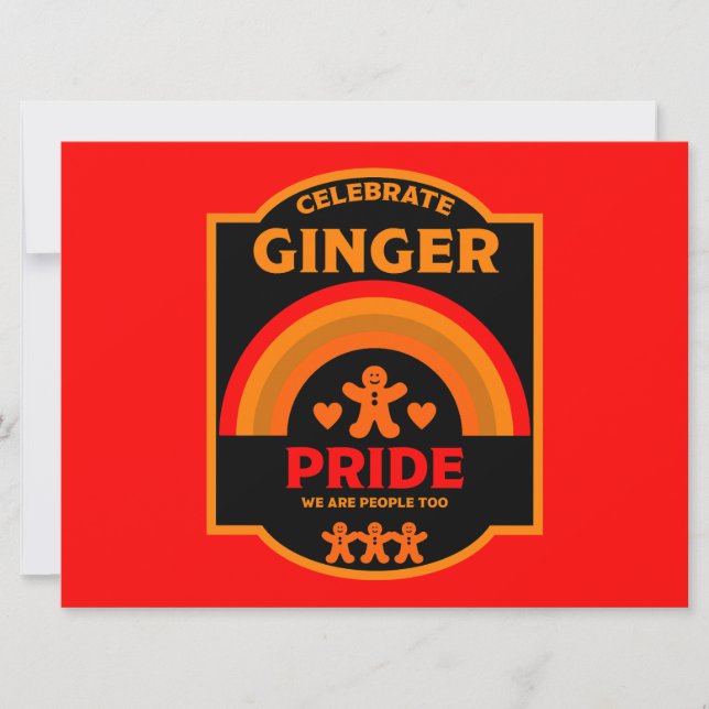 Ginger Pride Day Month Events (Front)