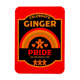 Ginger Pride Day Month Events Magnet
