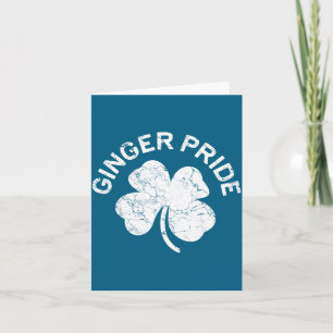 Ginger Pride Shirt Irish Men Women St Patricks Day Card