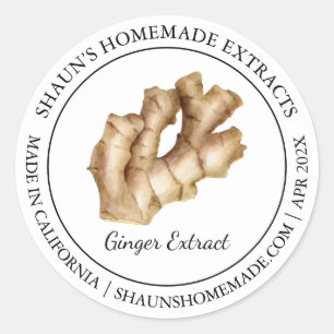 Ginger Root Extract Modern label