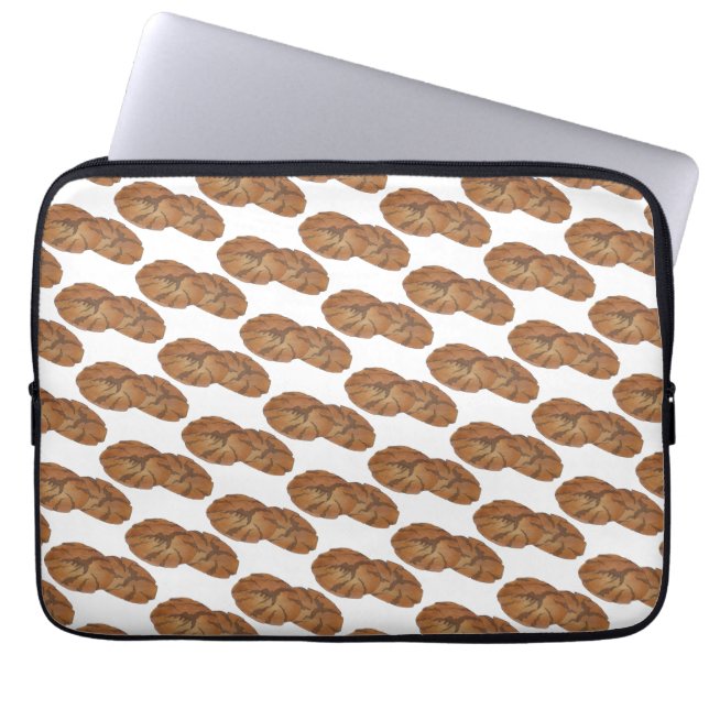 Ginger Snaps Gingersnap Biscuit Ginger Nut Cookies Laptop Sleeve (Front)