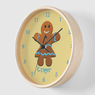 Ginger - The Gingerbread Girl Clock