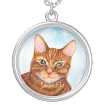 Ginger Tom Cat Watercolor Painting