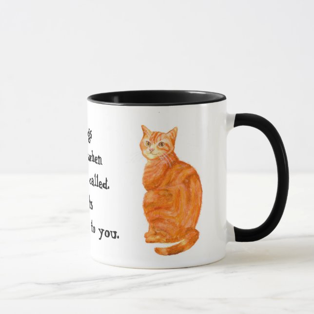 Ginger Tom Ringer Mug (Right)