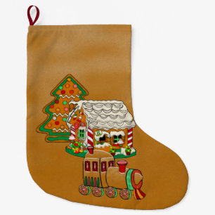 Ginger Town Large Christmas Stocking