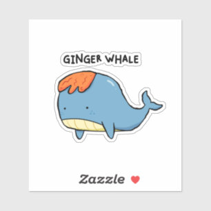 Ginger Whale Pun Die-Cut