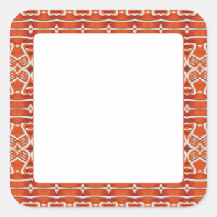 GINGERBREAD 3" Square Matte Stickers