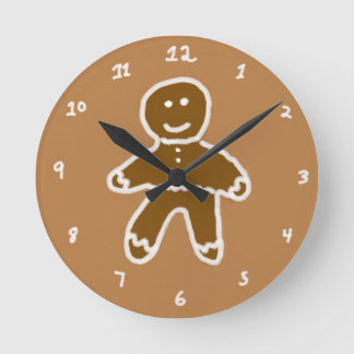Gingerbread Acrylic Wall Clock