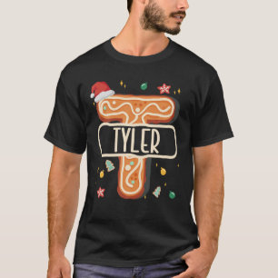 Gingerbread Alphabet Christmas Shirt Matching Xmas
