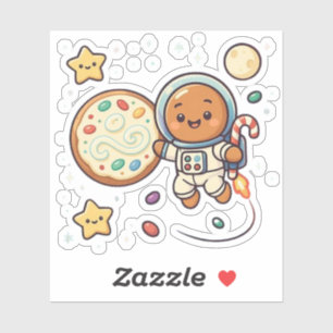 Gingerbread Astronaut Christmas Cute Space Holiday