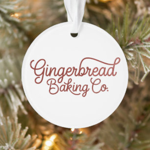 Gingerbread Baking Co Christmas  Ornament